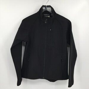 Black Diamond fleece lined zipper jacket ski lighter weight woman Small